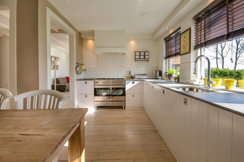 kitchen, home, interior